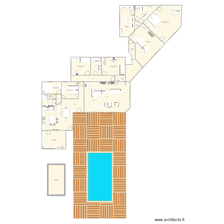 Maison Mas. Plan de 0 pièce et 0 m2