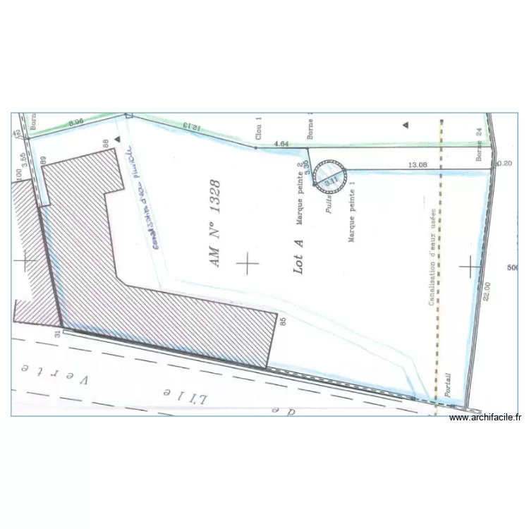 ile verte 25. Plan de 