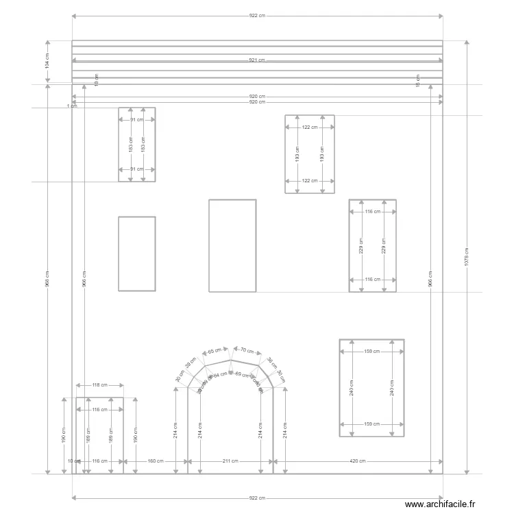 Minimes_Fa&ccedil;ades_Nord1_proj. Plan de 