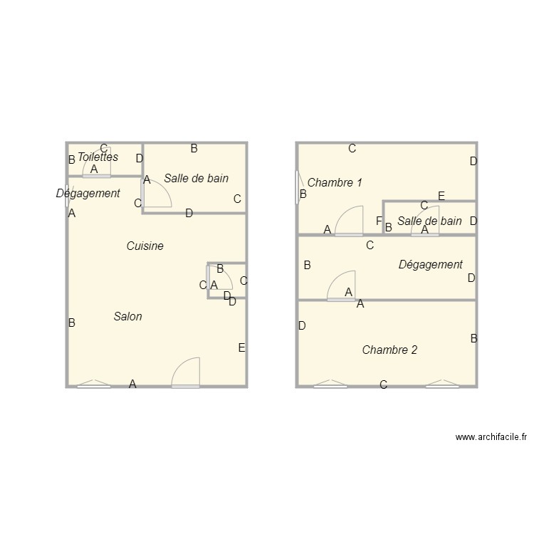 Croquis LACOMBE 12. Plan de 0 pièce et 0 m2