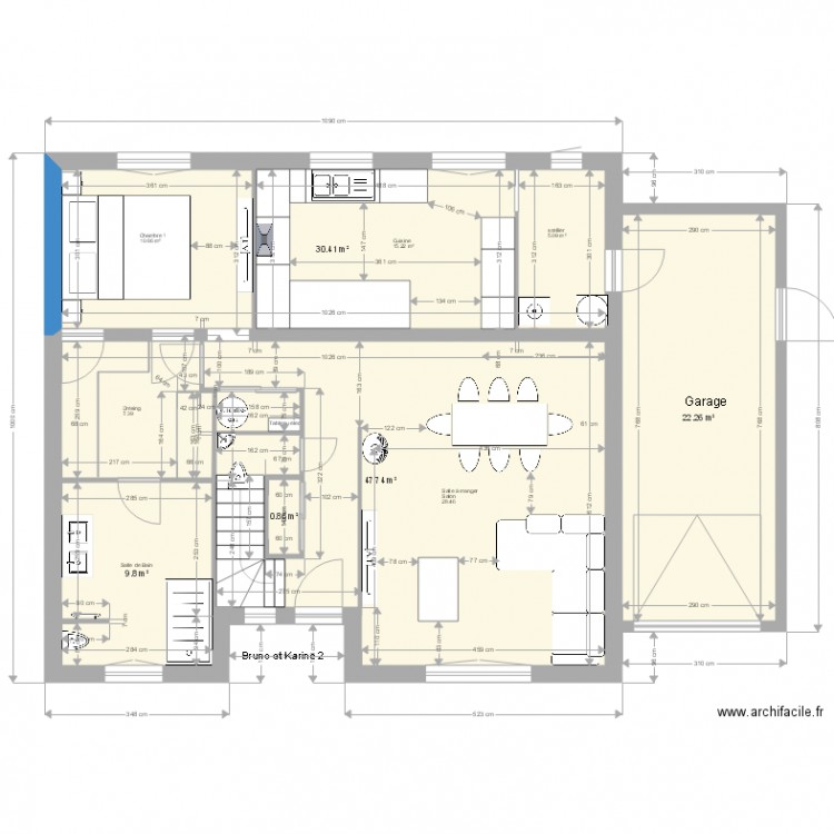 bruno et karine 2. Plan de 0 pièce et 0 m2