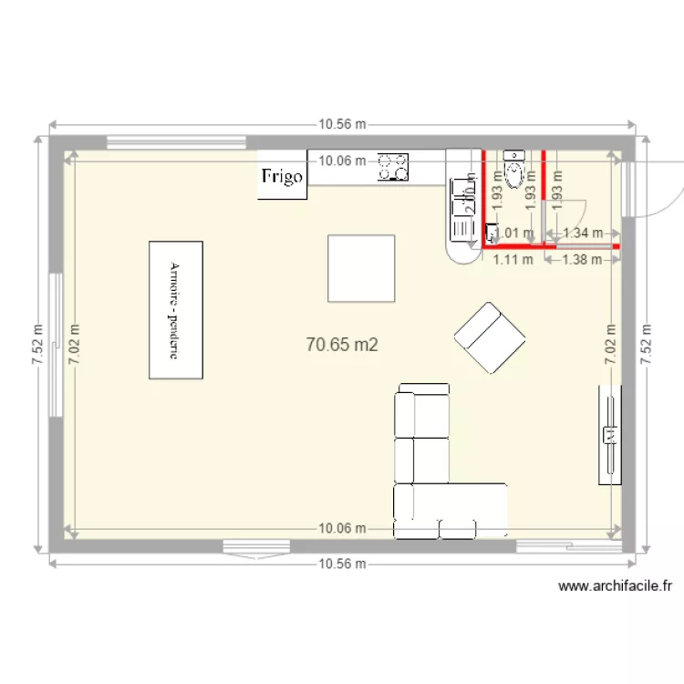 salon maison. Plan de salon maison. Plan de