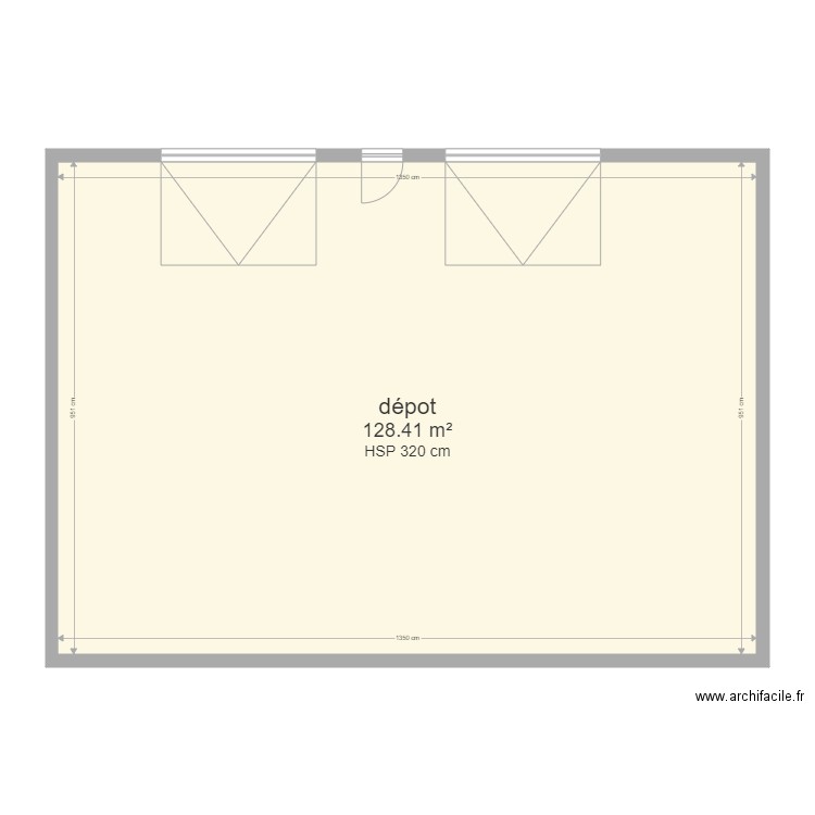 depot. Plan de 0 pièce et 0 m2