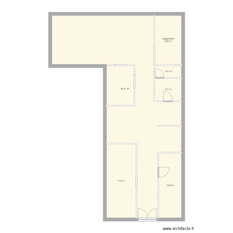 Labo actuel . Plan de 0 pièce et 0 m2