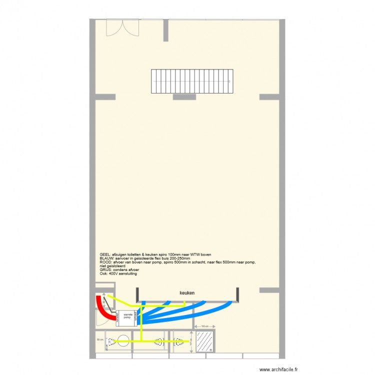 ventilatie beneden berend. Plan de 0 pièce et 0 m2