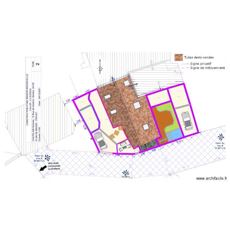 essai aménagement jardin 2. Plan de 13 pièces et 163 m2