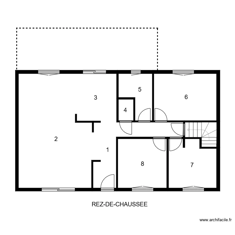 195243 BEGUIN. Plan de 