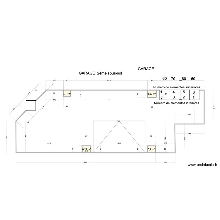 Garage Abedul.. Plan de 4 pièces et 1 m2