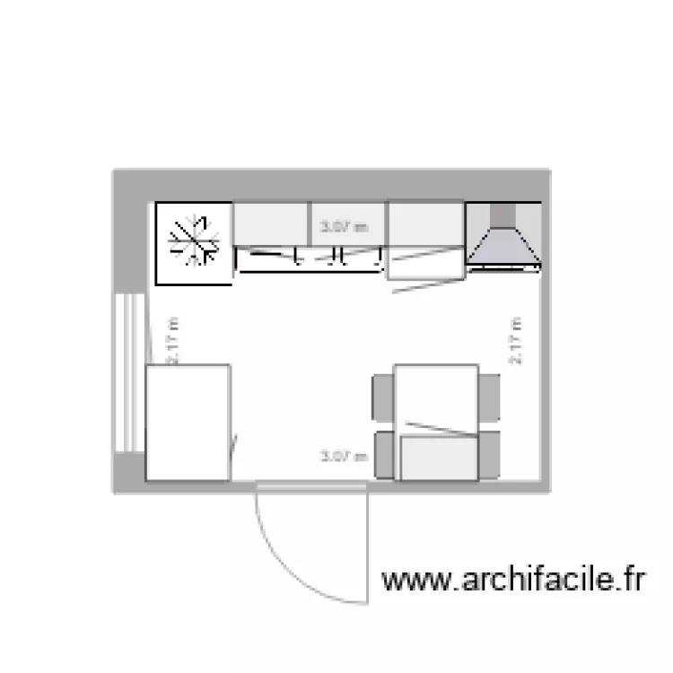 cuisine sandrine option 2. Plan de 