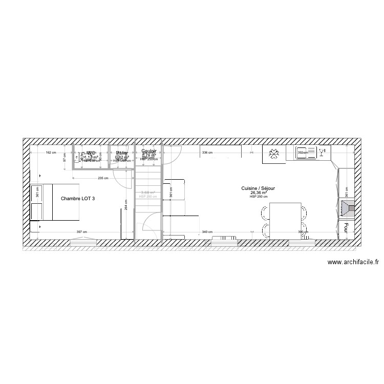 PLAN AMENAGEMENT V2 SABOUL LOT2. Plan de 0 pièce et 0 m2