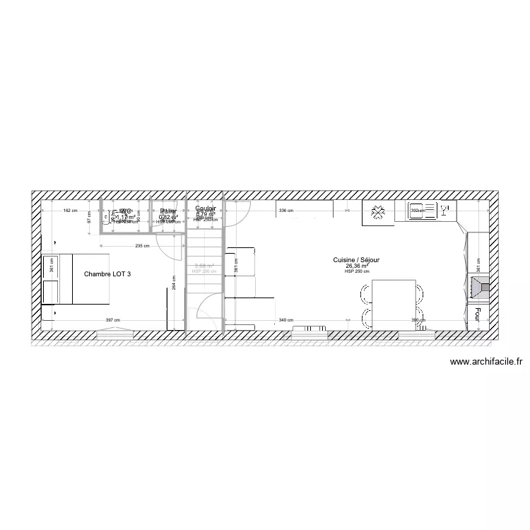 PLAN AMENAGEMENT V2 SABOUL LOT2. Plan de 