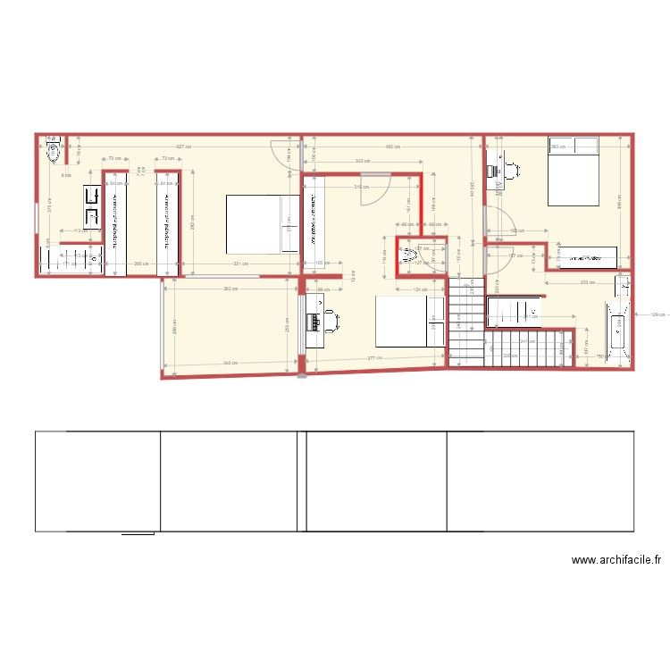 Le Reclus étage 2   tim. Plan de 0 pièce et 0 m2
