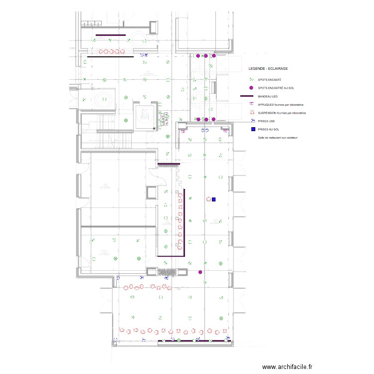 ECLAIRAGE CHOUETTE. Plan de 0 pièce et 0 m2