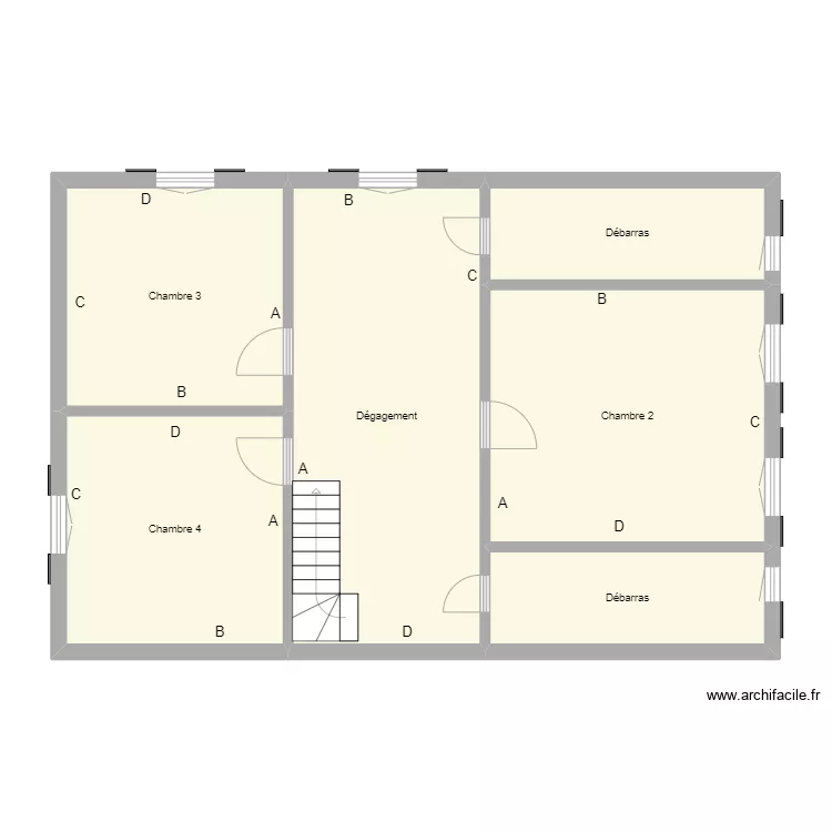 Croquis OSSWALD Etage. Plan de Croquis OSSWALD Etage. Plan de