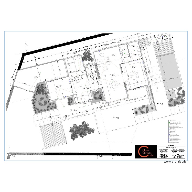 RDC TADLI LOT ELEC. Plan de 0 pièce et 0 m2