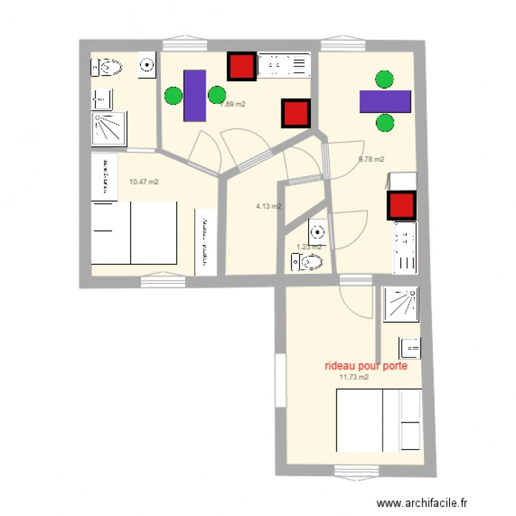 1er etage tattegrain 1ere version. Plan de 0 pièce et 0 m2