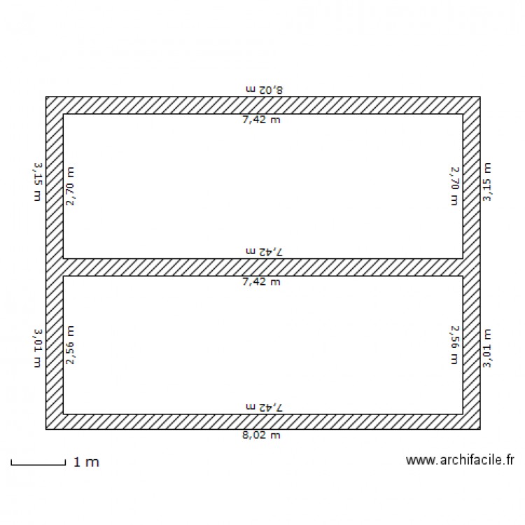 Grill 8 X6 m. Plan de 0 pièce et 0 m2