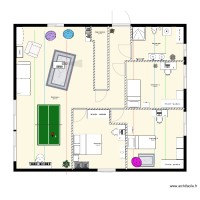 Plan &eacute;tage maison