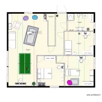 Plan &eacute;tage maison