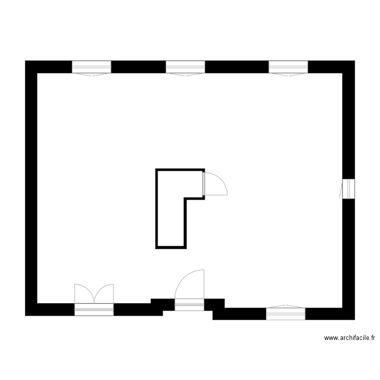 Micka étage vide. Plan de 0 pièce et 0 m2