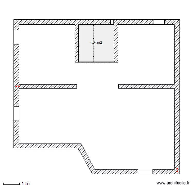 Rubis plus sous-sol. Plan de 
