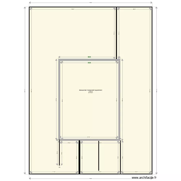 plan terrain. Plan de 