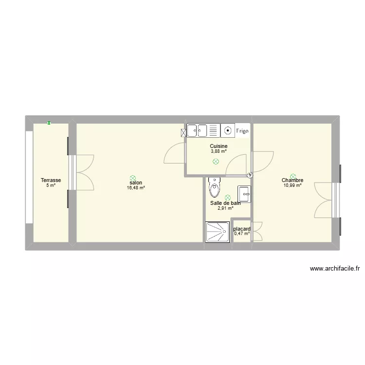 Bajone Nord. Plan de 