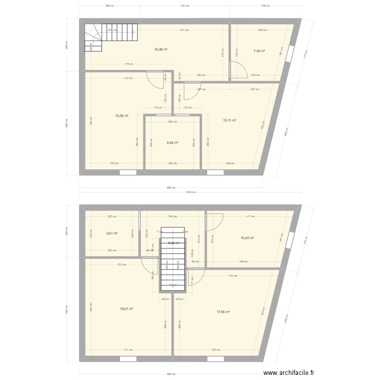 Maison Nath 2. Plan de 10 pièces et 122 m2