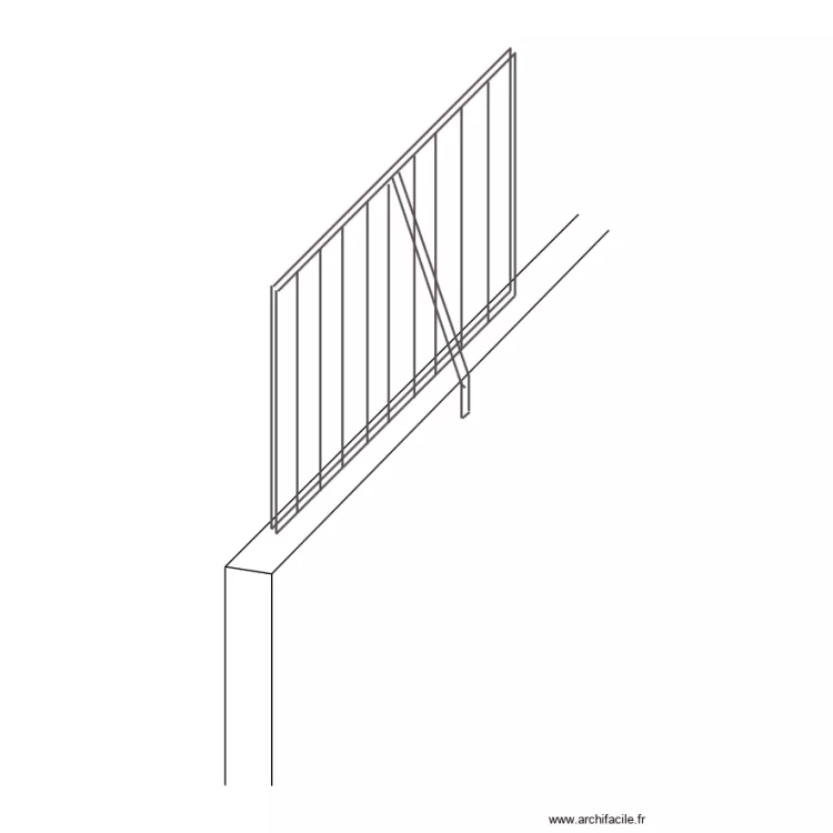 &eacute;bauche panneaux. Plan de 