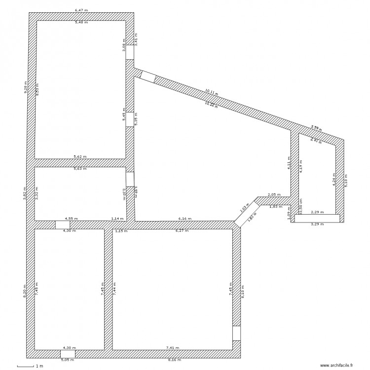 Ecole Rogalle. Plan de 0 pièce et 0 m2