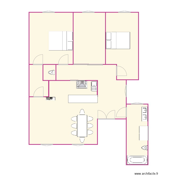 Gustave Goublier. Plan de 0 pièce et 0 m2