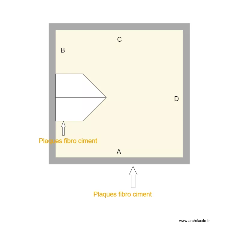 Croquis STORCK Bernard. Plan de 
