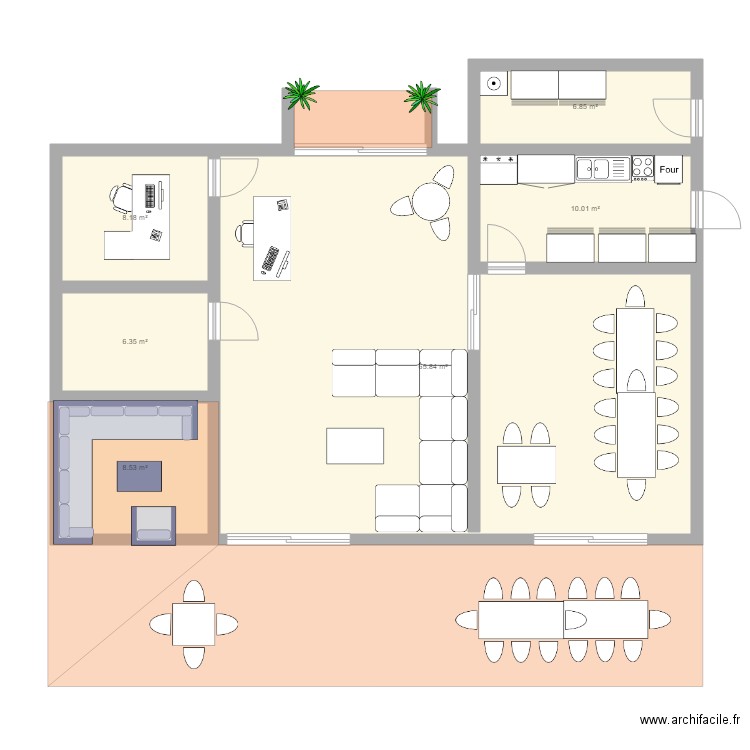 Bureau. Plan de 0 pièce et 0 m2