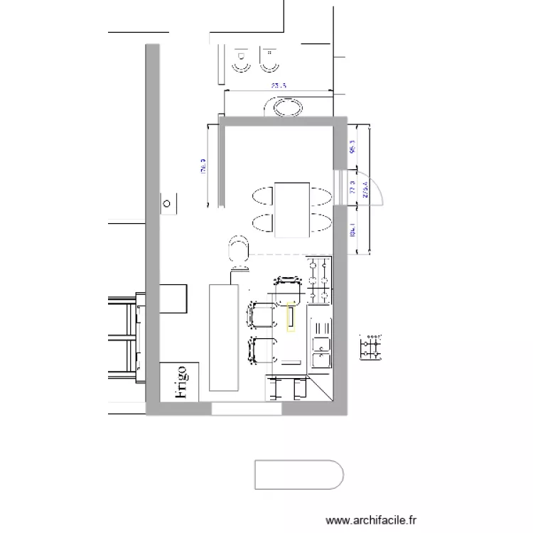 ANDREA CUCINA. Plan de 