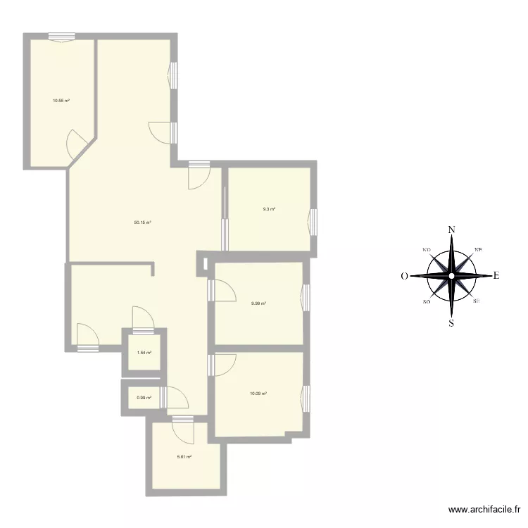 Appart grand parents. Plan de 