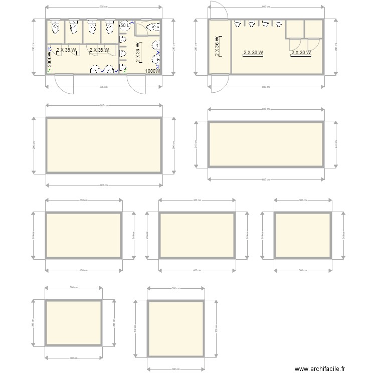 Fiche technique WC. Plan de 0 pièce et 0 m2