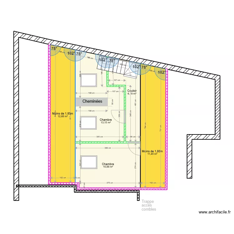 Projet syndic-DAlembert RDC&ET1 V00. Plan de 
