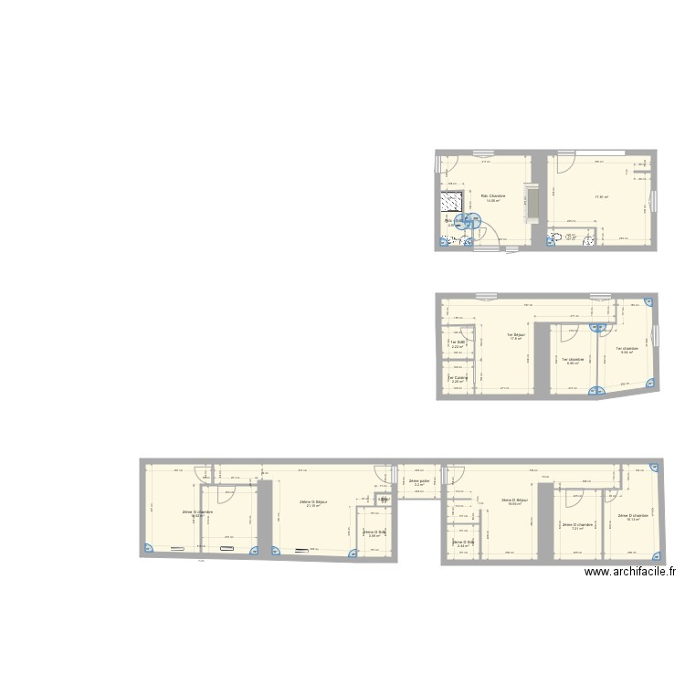 Luxeuil actuel. Plan de 0 pièce et 0 m2