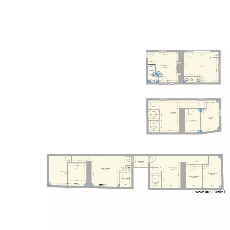 Luxeuil actuel. Plan de 
