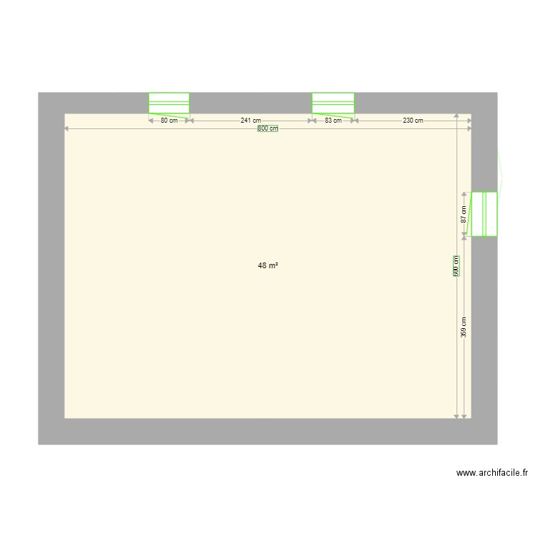 bekka. Plan de 0 pièce et 0 m2