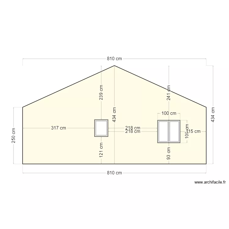 facade-cot&eacute;-gauche-F4. Plan de 