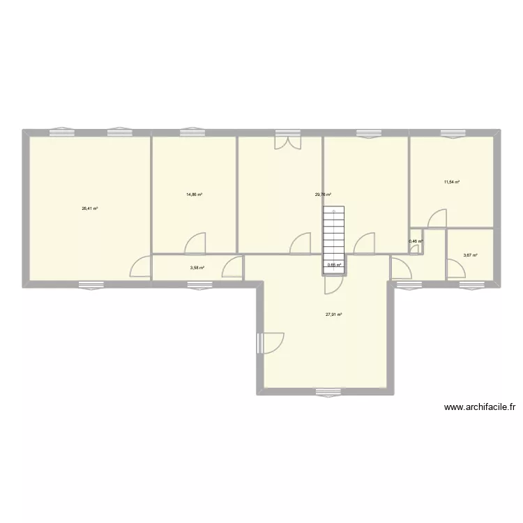 MAISON 1. Plan de 9 et 119 m² MAISON 1. Plan de 9 et 119 m²