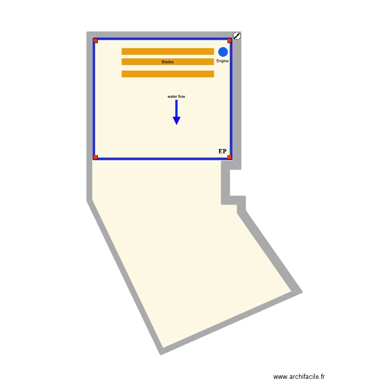 Susan Stone. Plan de 2 pièces et 55 m2