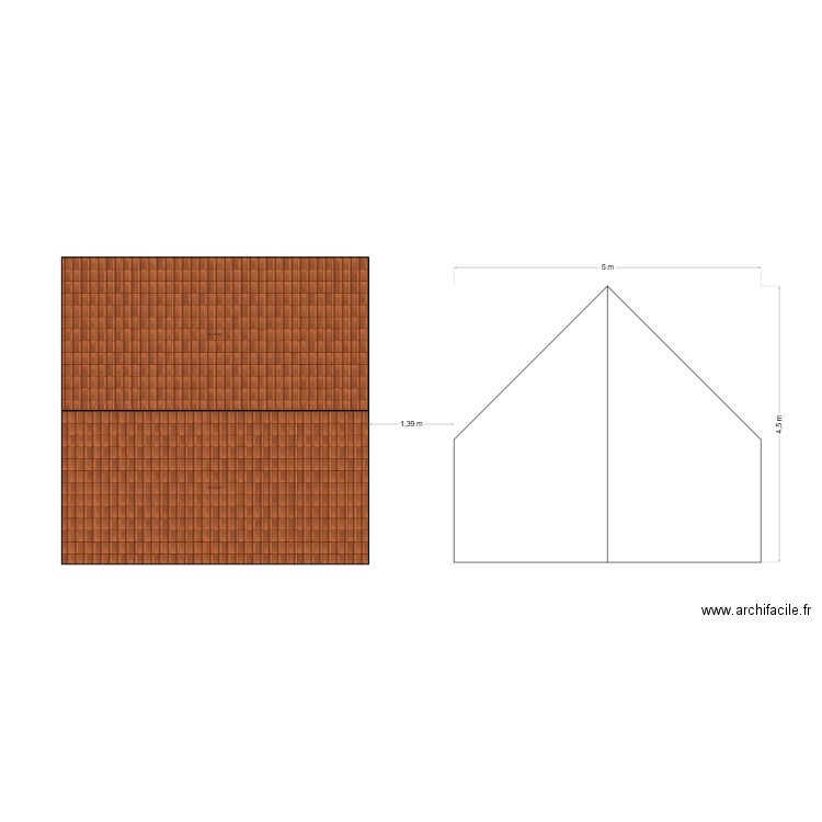 chalet. Plan de 0 pièce et 0 m2