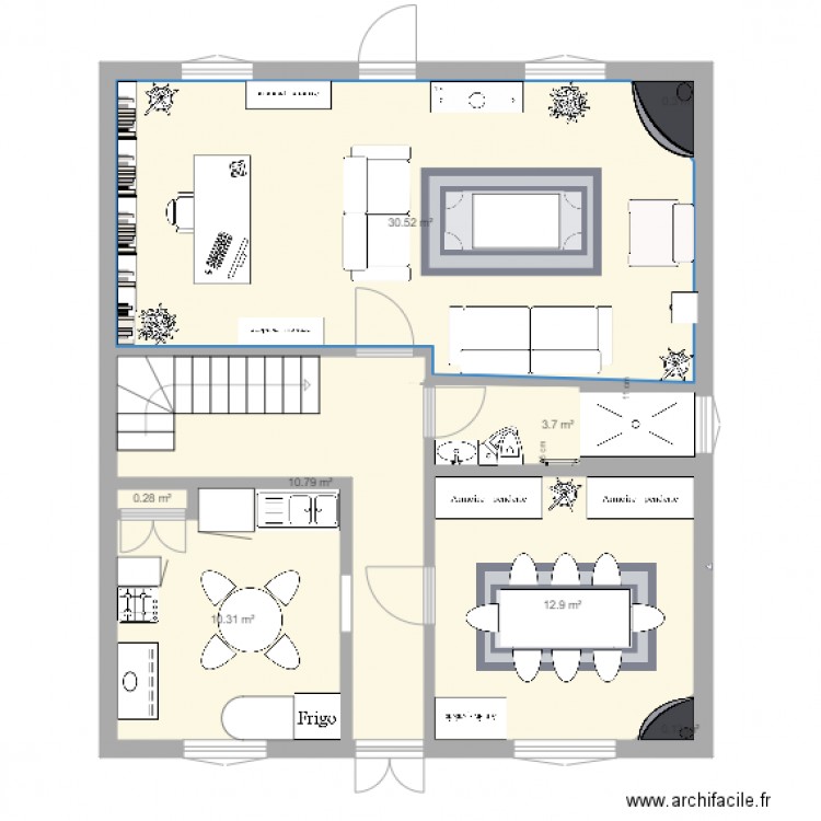 vraies dimensions LA solution 4. Plan de 0 pièce et 0 m2