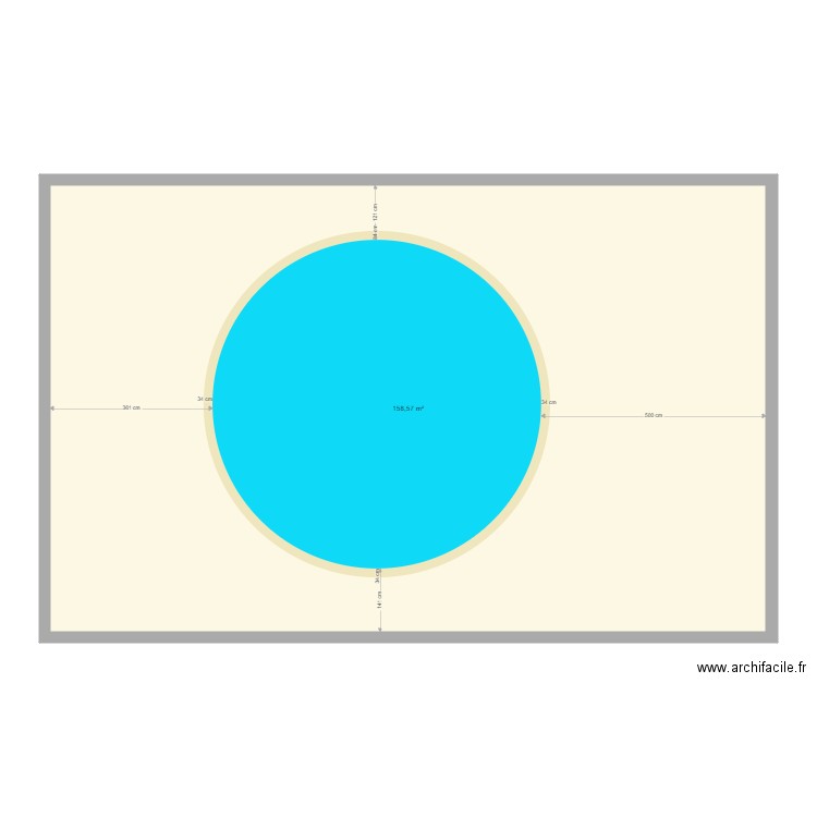 piscine. Plan de 0 pièce et 0 m2