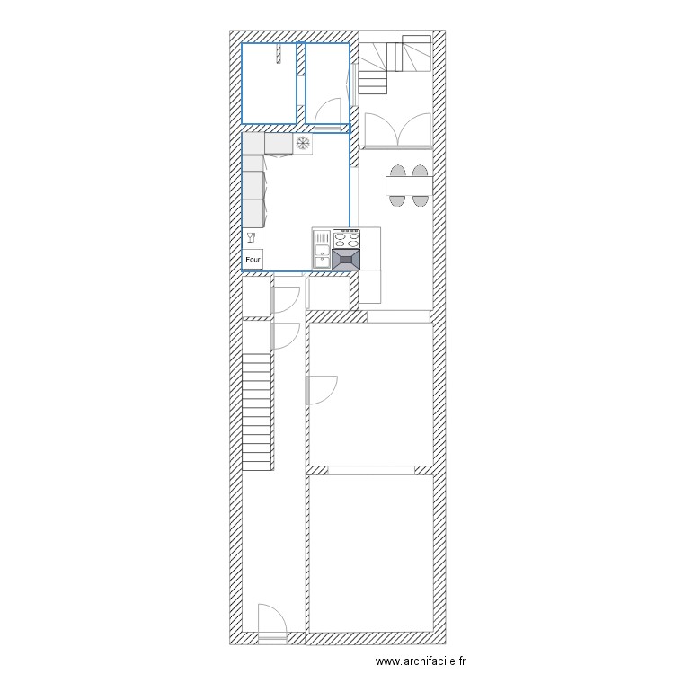 jona test avec cuisine . Plan de 0 pièce et 0 m2