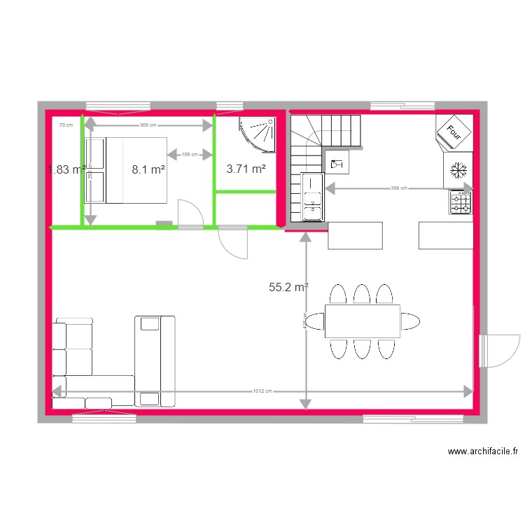 Garage 2020 n21 Cloisons et Amenagements +. Plan de 0 pièce et 0 m2