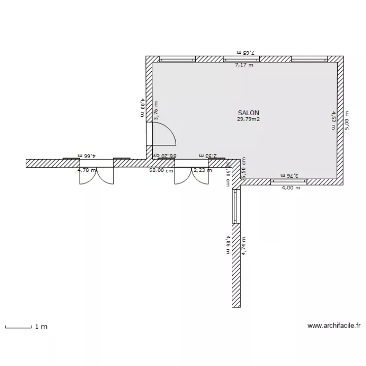EXTENSION RDC. Plan de 