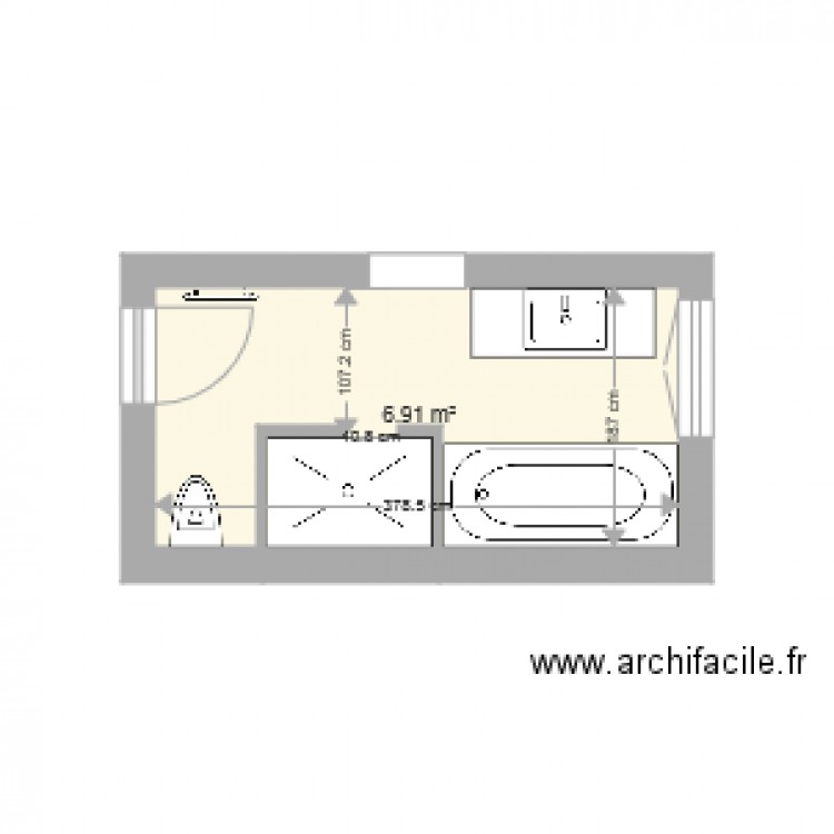 sdb yeu 2. Plan de 0 pièce et 0 m2